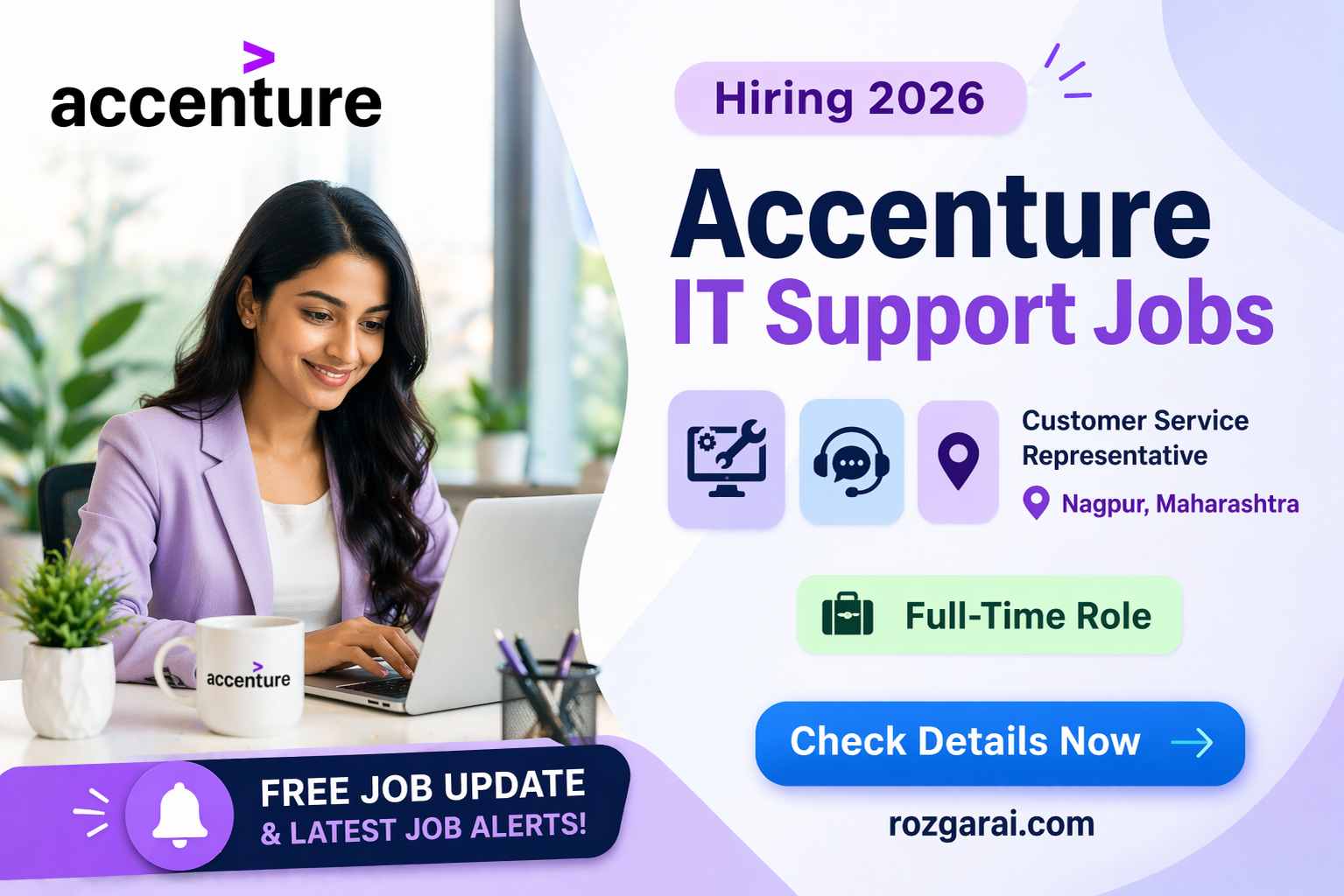 Accenture Careers IT Support Jobs 2026 Nagpur Hiring