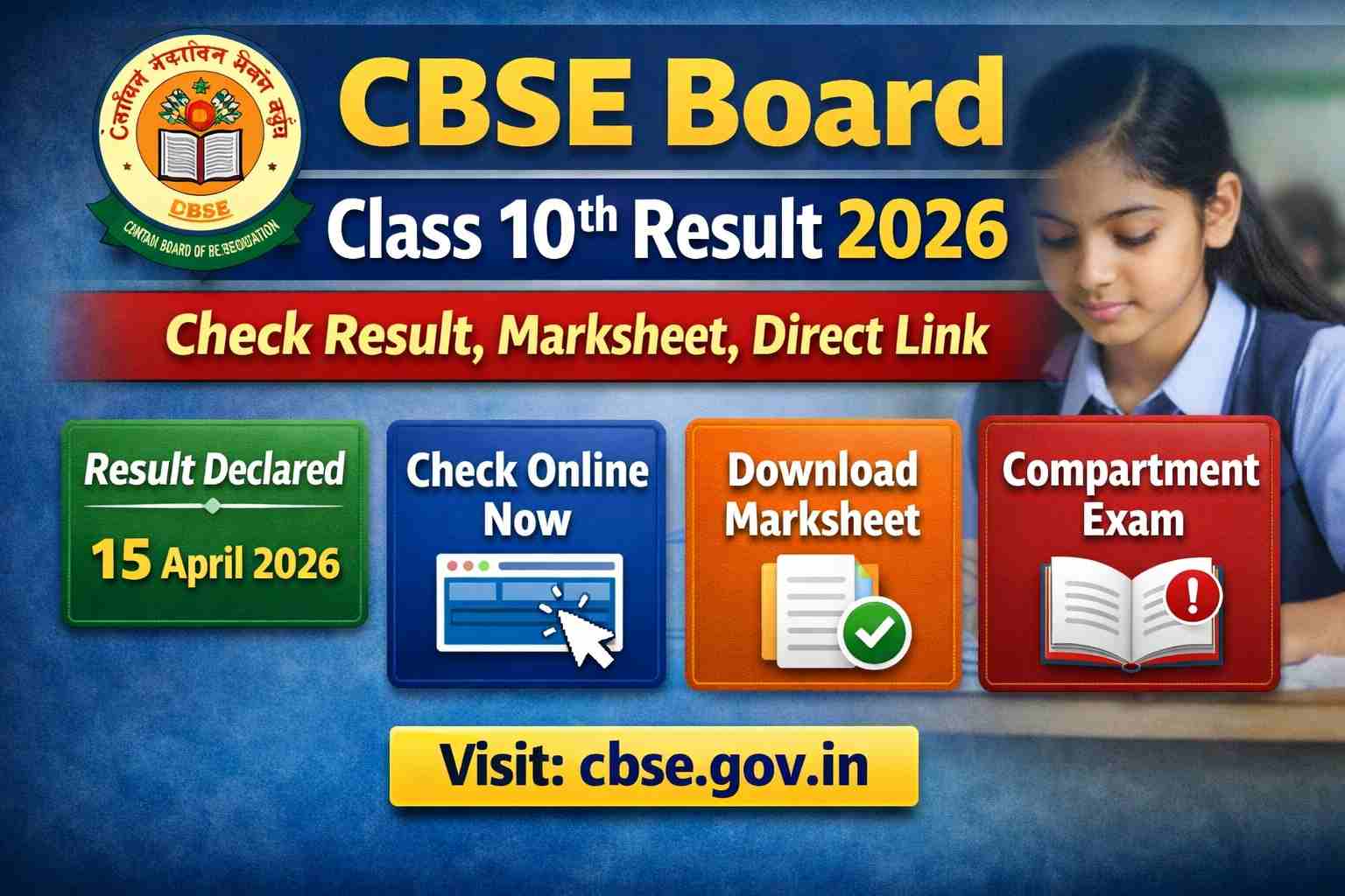 CBSE Board Class 10th Result 2026