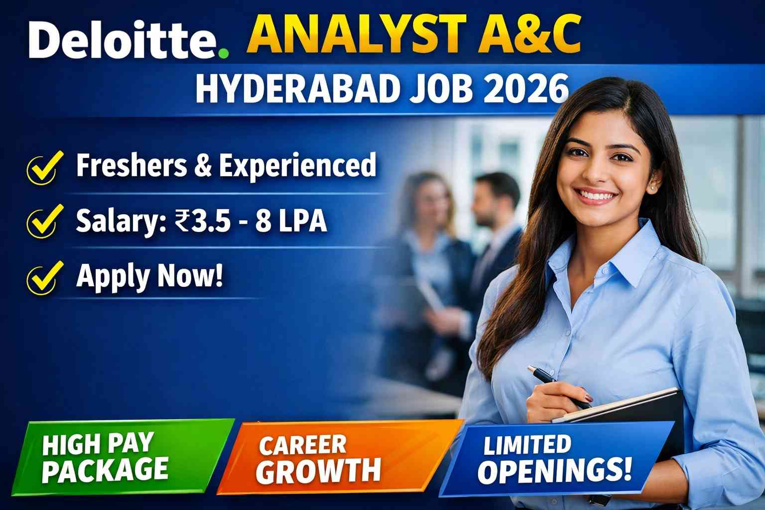 Deloitte Analyst A&C Hyderabad Job