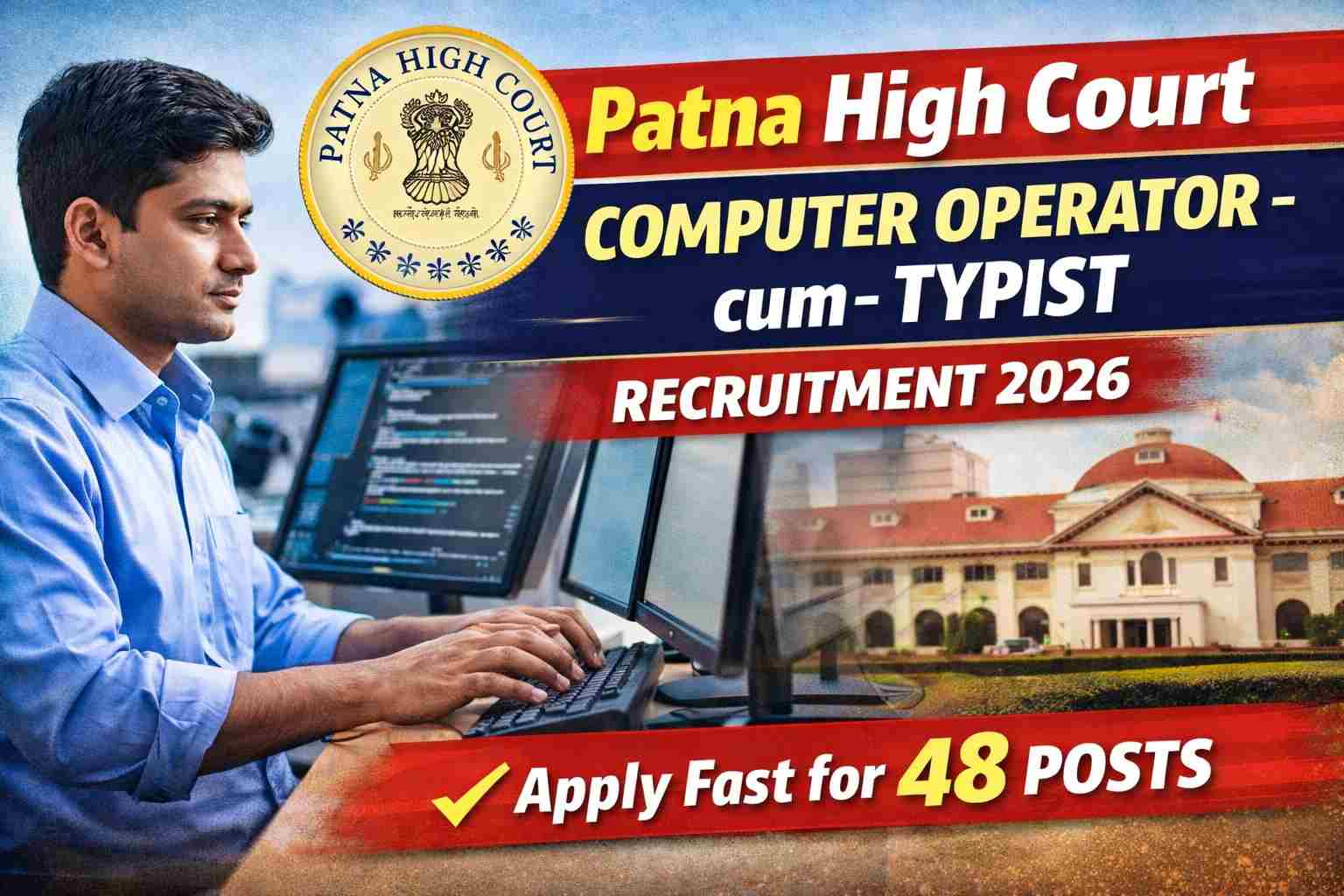 Patna High Court Computer Operator- cum-Typist,