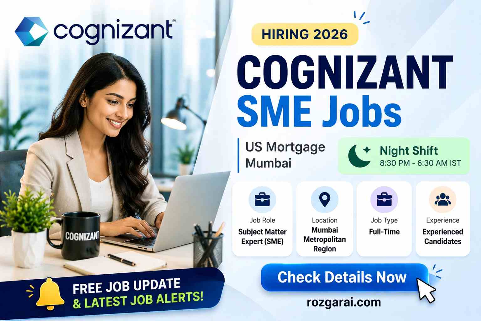 Cognizant US Mortgage SME Jobs 2026 Mumbai Hiring