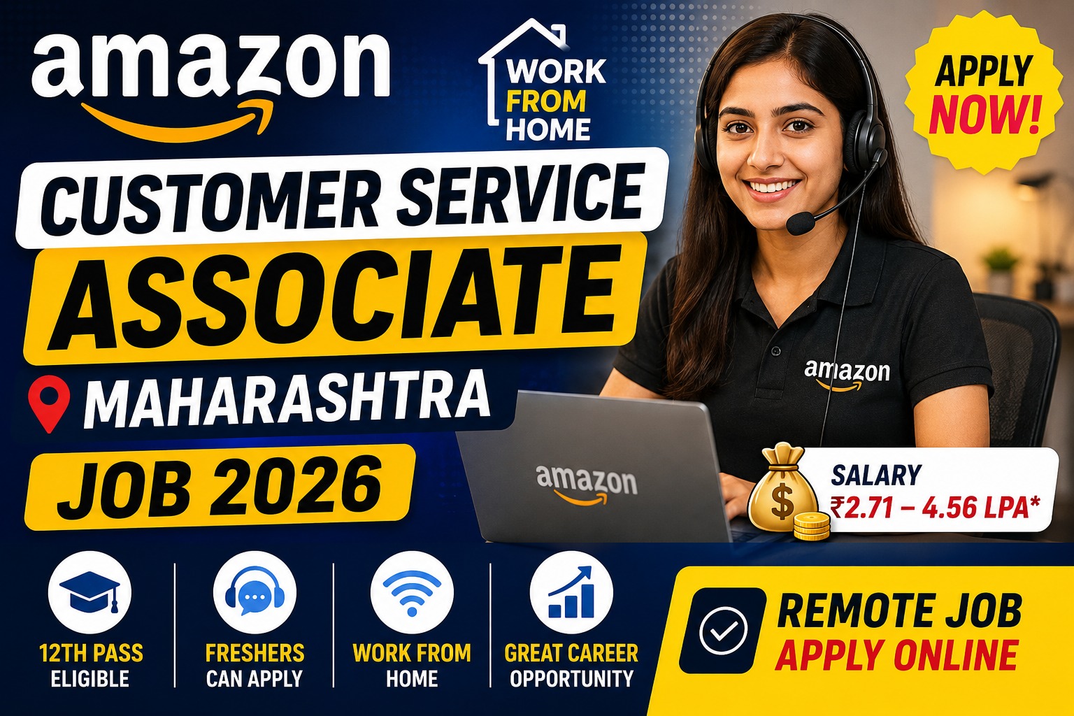 Amazon Customer Service Associate Maharashtra 2026
