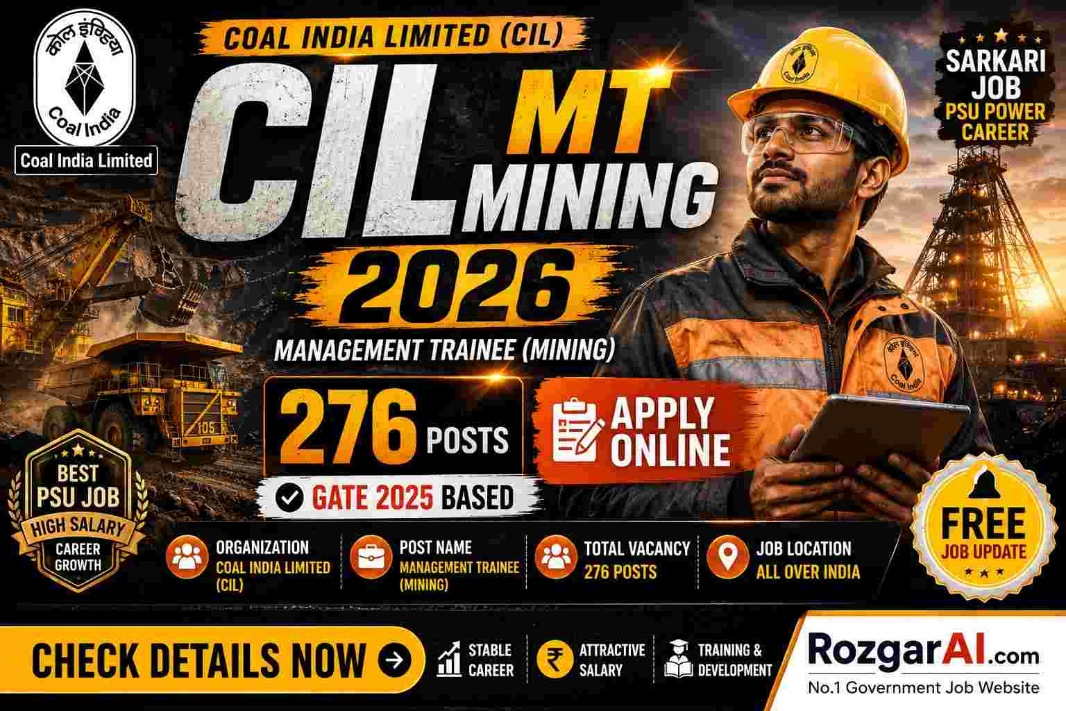 CIL Management Trainee Mining 2026
