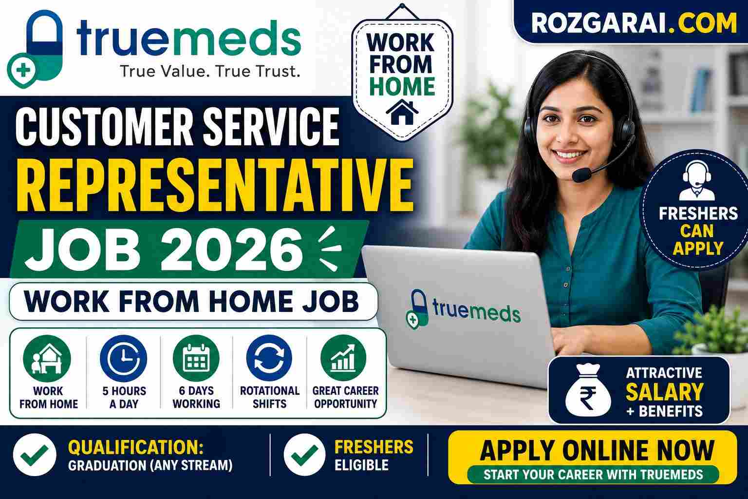 Truemeds Customer Service Representative Job 2026