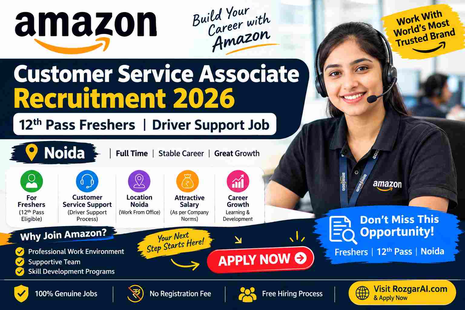 Amazon Customer Service Associate Recruitment 2026