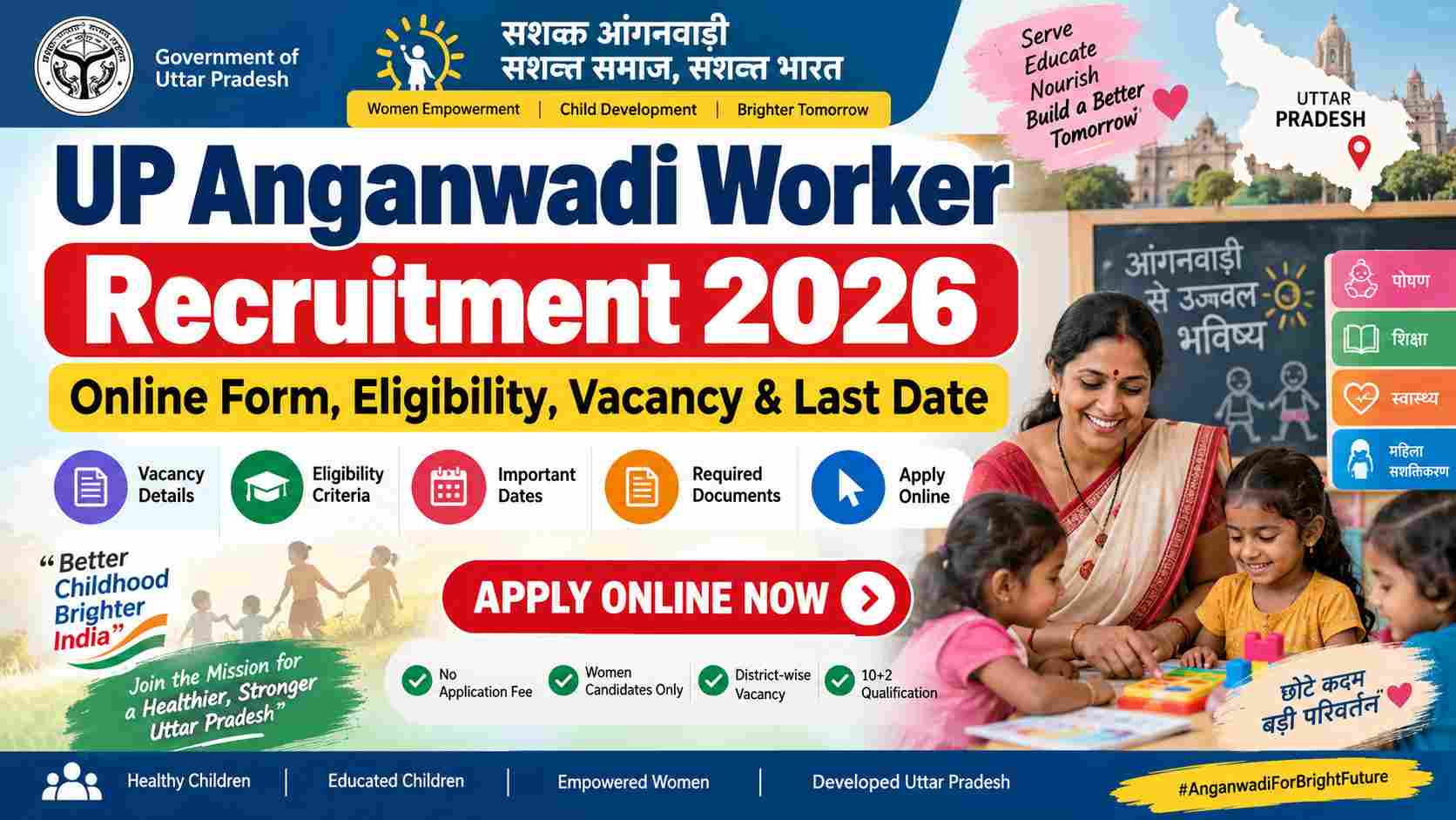 UP Anganwadi Worker Recruitment 2026