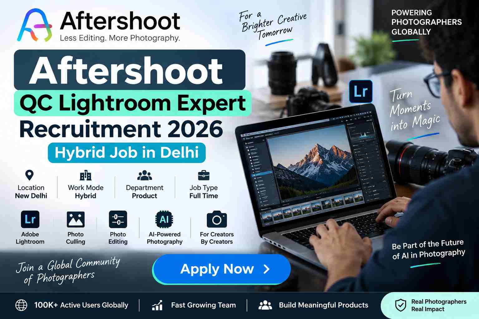 Aftershoot QC Lightroom Expert Recruitment 2026