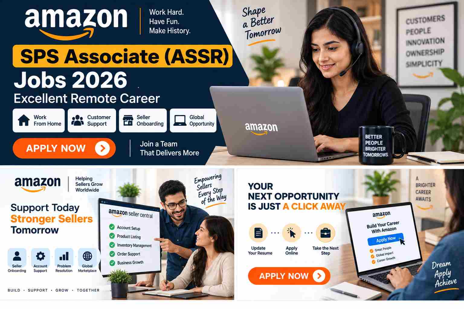 Amazon SPS Associate ASSR Job 2026 seller onboarding